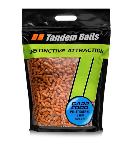 TANDEM BAITS PELLET CARP FOOD XL ORZECH TYGRYSI 8M