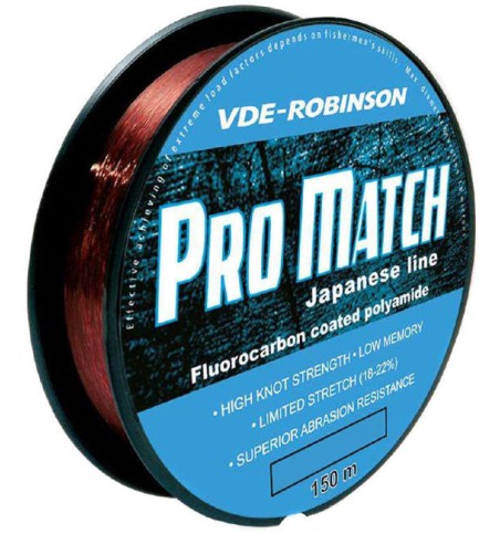 ŻYŁKA VDE-ROBINSON TEAM PRO MATCH 0,14MM 150M