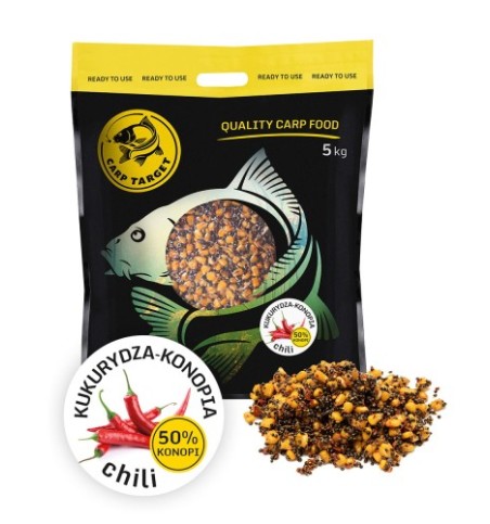 CARP TARGET MIX ZIAREN KUKURYDZA KONOPIE CHILI 5KG