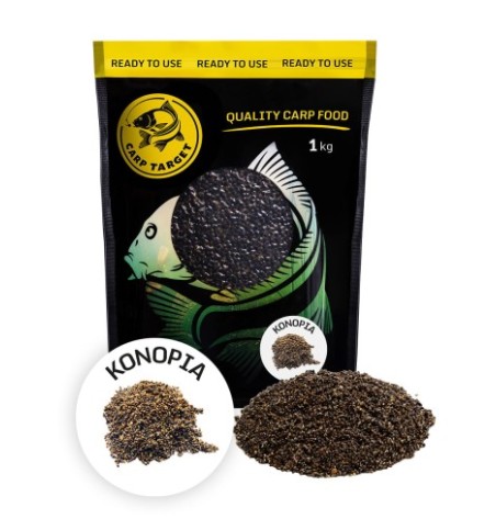 CARP TARGET GOTOWA KONOPIA NATURALNA 1KG