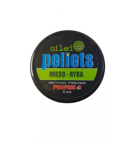 PROFESS PELLET METHOD DIP OILED MIĘSO RYBA 8mm