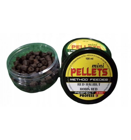 PROFESS PELLET MINI RED HALIBUT / ROBIN RED 8mm