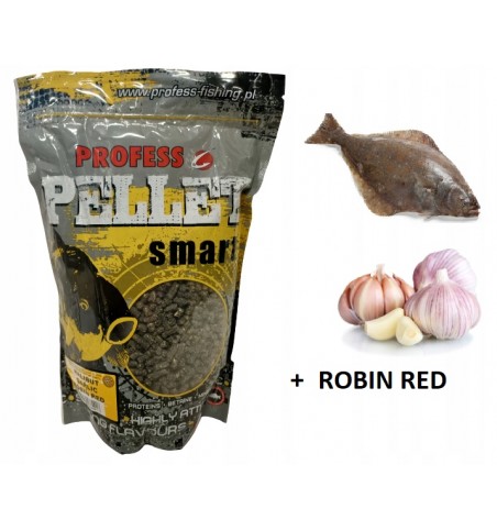 PROFESS PELLET SMART 5mm HALIBUT CZOSNEK ROBIN RED