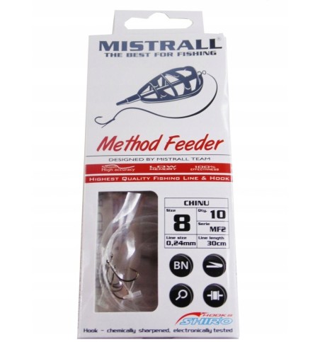 MISTRALL PRZYPON METHOD FEEDER PUSH STOP ROZ.10