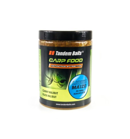 TANDEM BAITS CARP FOOD LIQUID MAIZ CZARNY HALIBUT