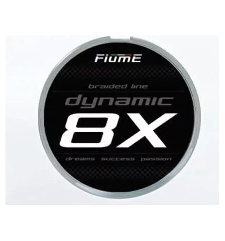 PLECIONKA FIUME DYNAMIC 8X FLUO GREEN 0,12MM 150M