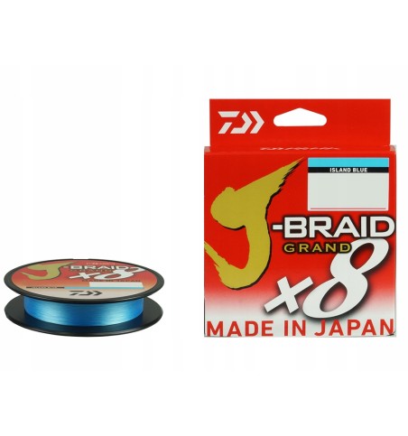 PLECIONKA DAIWA J-BRAID ISLAND BLUE X8 0.18MM 135M