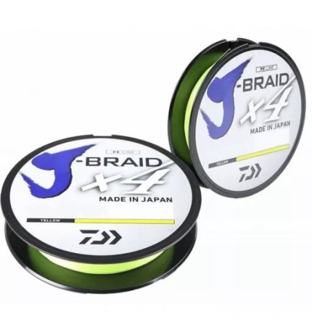 PLECIONKA DAIWA J-BRAID YELLOW X4 0.07MM 135M