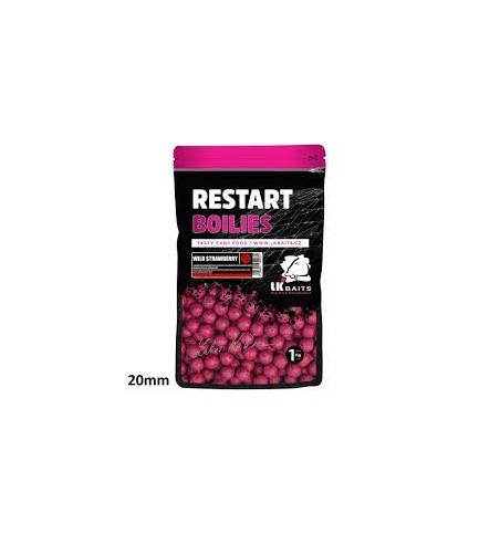 LK BAITS KULKI RESTART DZIKA TRUSKAWKA 20MM 1KG